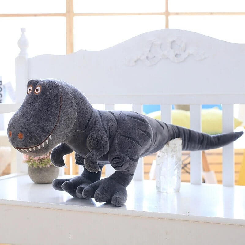 Tyrannosaurus rex plushie grey