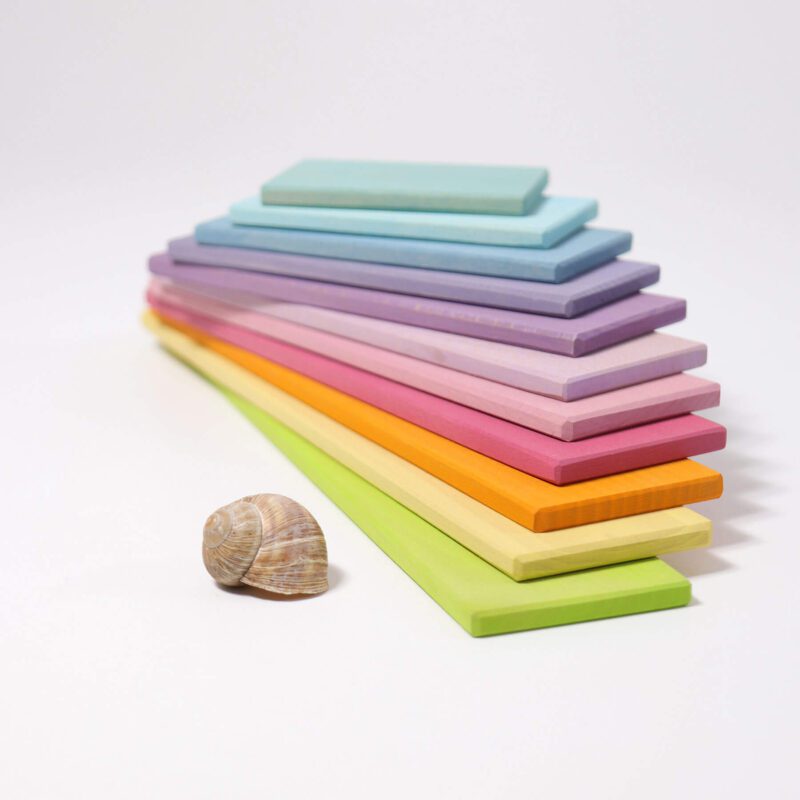 Rainbow pastel building board