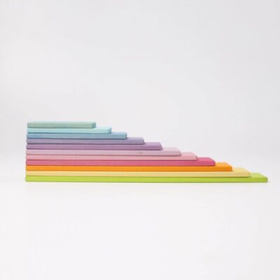 Rainbow pastel building board too